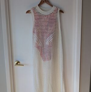 Knit beach cover up